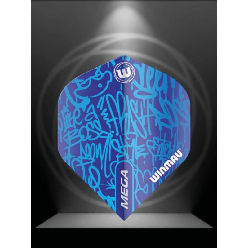 Winmau Mega Standard Blue Standard 75 Micron Poly metronic