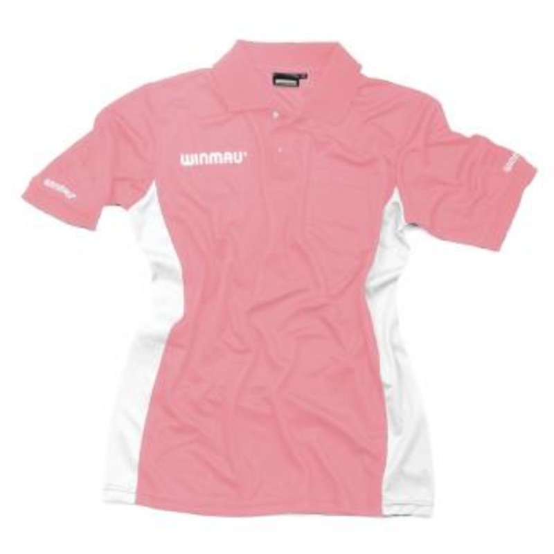 Winmau Wincool Women’s Dart Shirt – Wild Roses Pink – Small