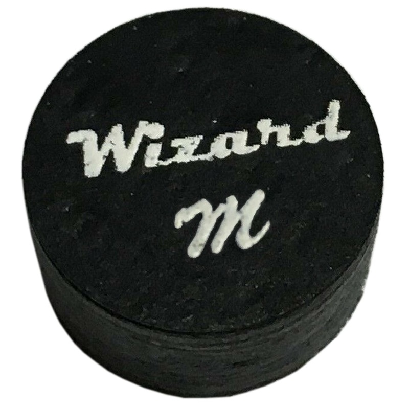 Wizard Black Billiard Cue Tip – Medium 14mm