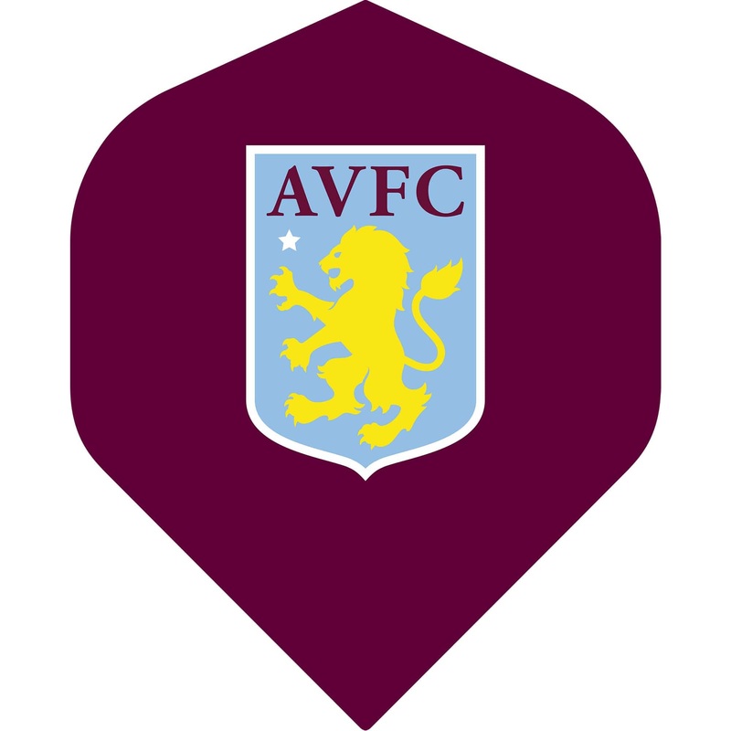 Aston Villa FC Dart Flights – 100 Micron – No2 – Std – AVFC – F1 – Crest