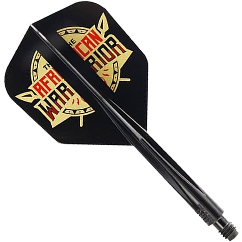 *Condor AXE Dart Flights – Devon Petersen – Small – African Warrior – Inspiration 2 – Black Short