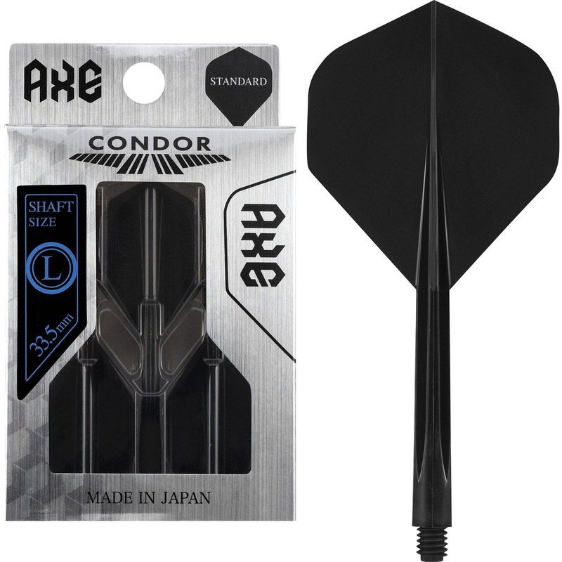 Condor AXE Dart Flights – Standard – Black Long