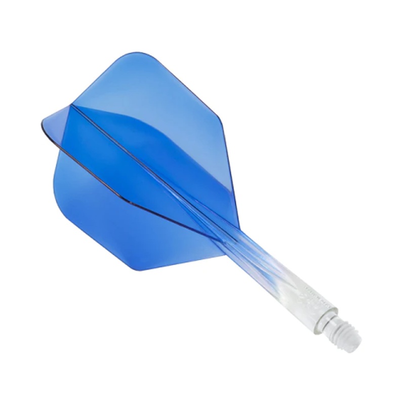 Condor Clear Dart Flights – AXE GRADIANT Blue No6 Shape Short