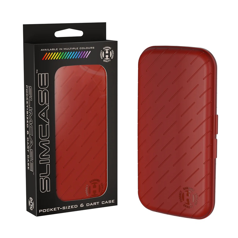 Harrows Slimcase 6 Darts Holder – Pocket Sized – Red