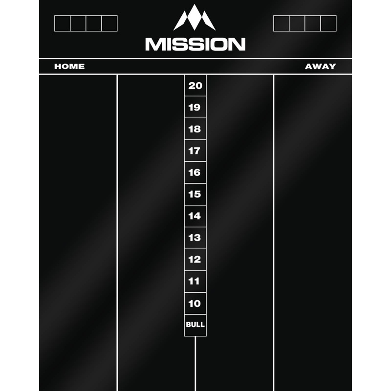 Mission – Marker Boards – Drywipe Scoreboard – Black Acrylic – Cricket