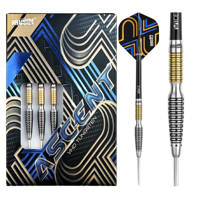 One80 Ascent 03 90% Tungsten Steel Tip Darts 23 GRAM