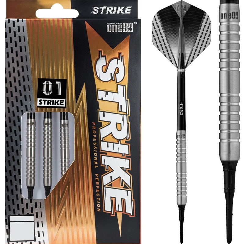 One80 Strike Darts – Soft Tip – S1 – Ringed 16g