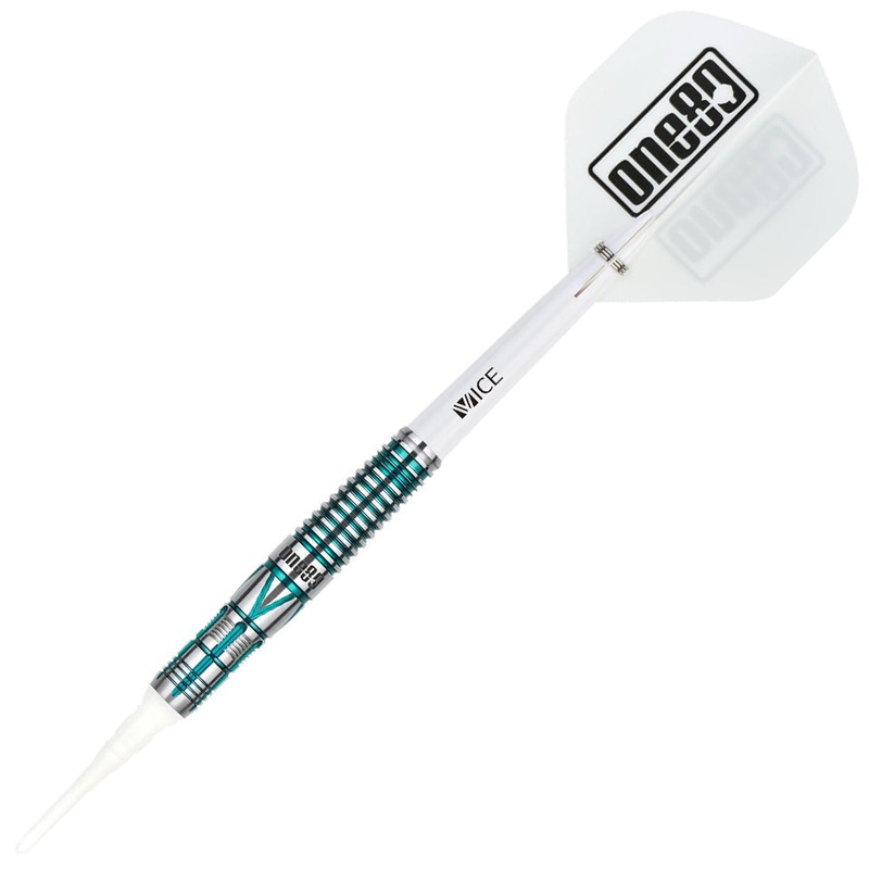 One80 Yuki Onodera Soft Tip Darts – 17.5gm Turquoise
