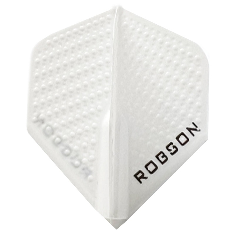 Robson Dimpled Plus Dart Flights – Standard White