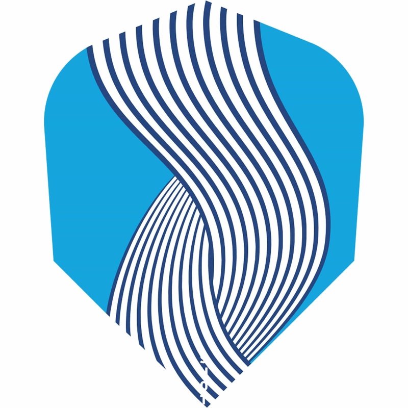 *Shot Dart Flights – 100 Micron – Std – No6 – Zen – Roshi – Blue