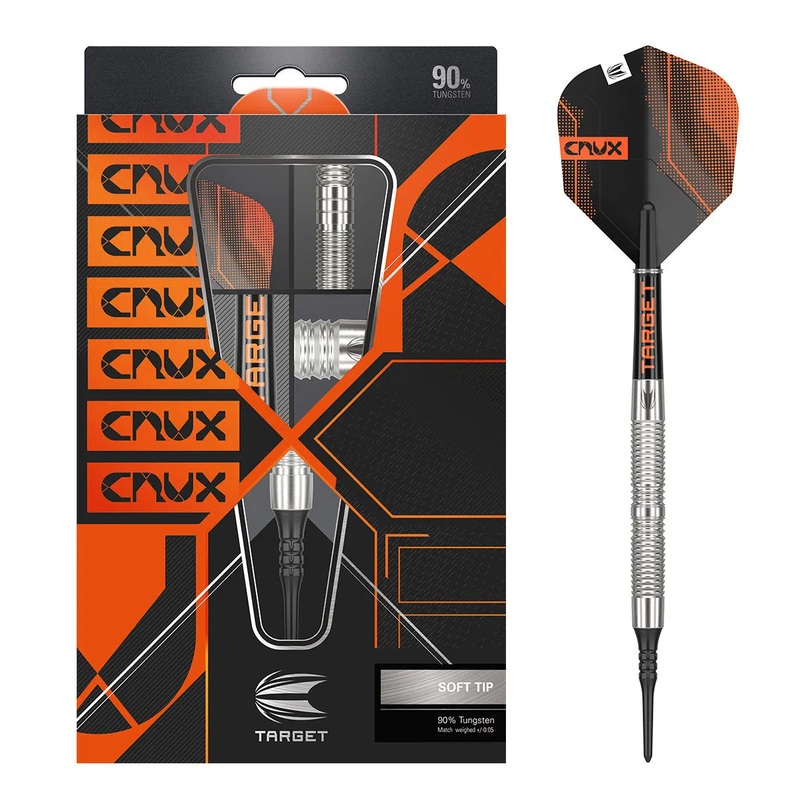 Target Darts Crux 11 90% Tungsten Soft Tip Darts 19 GRAM