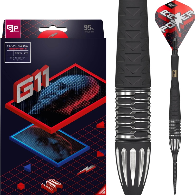 Target – Phil Taylor Gen 11 Darts – Swiss Point – Steel Tip – 95% Tungsten – 22g 24g 26g 22 grams