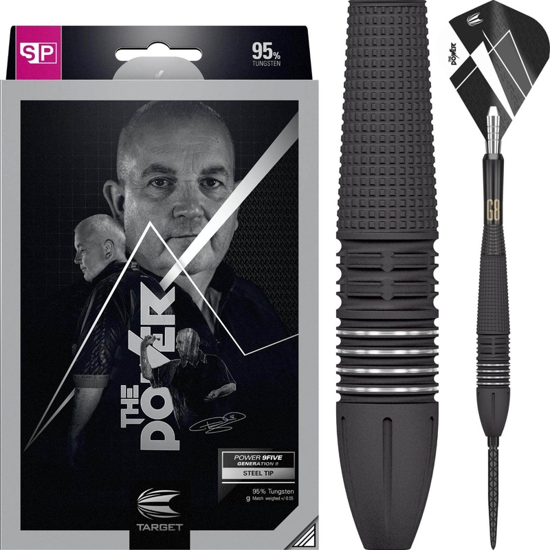 Target – Phil Taylor Gen 8 Darts – Swiss Point – Steel Tip – 95% Tungsten – 22g 24g 26g 22 grams