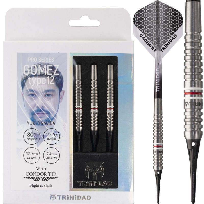 *Trinidad Pro – Soft Tip Darts – Yuki Yamada – Gomez – Type12 – 22.6g 22g