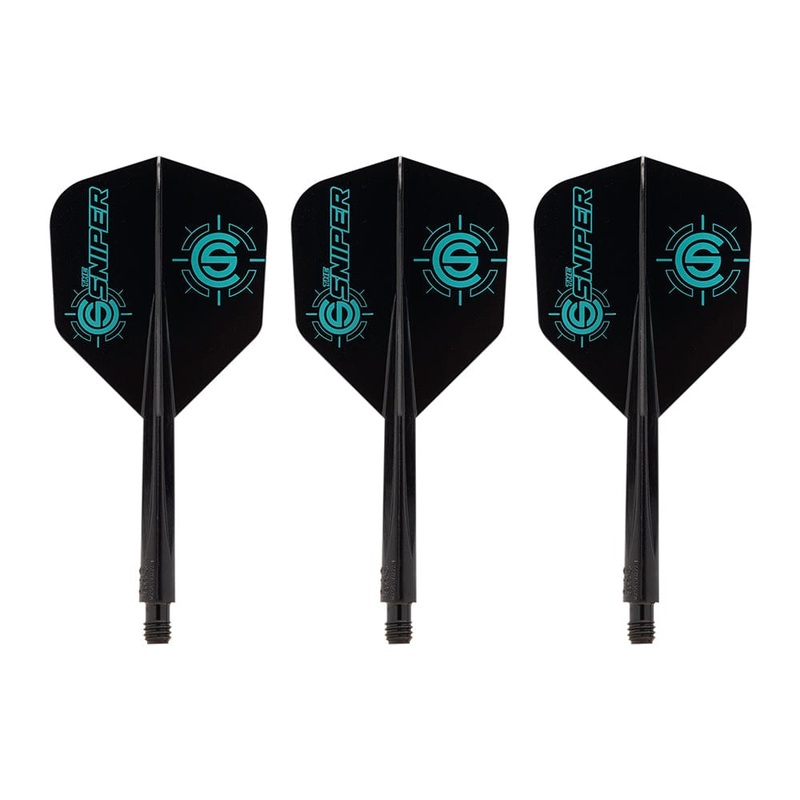 *Condor AXE Dart Flights – Small – Connor Scutt – The Sniper – Black Short