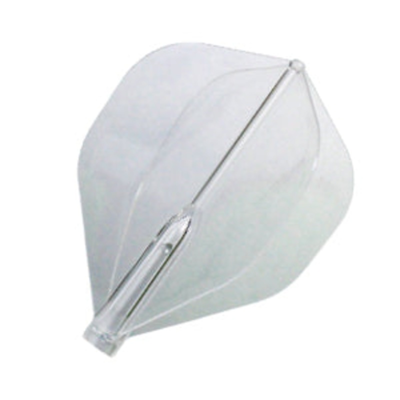 Cosmo Fit Flight Air Dart Flights – Standard Clear Standard 250 Micron Clear