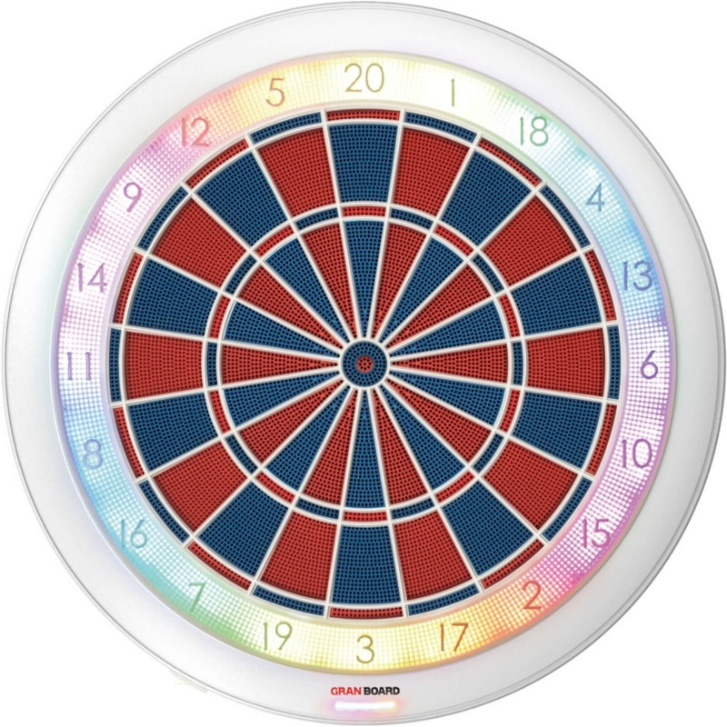Gran Darts – GranBoard 132 – Steel Tip Size – Bluetooth Electronic LED Soft Tip Dartboard