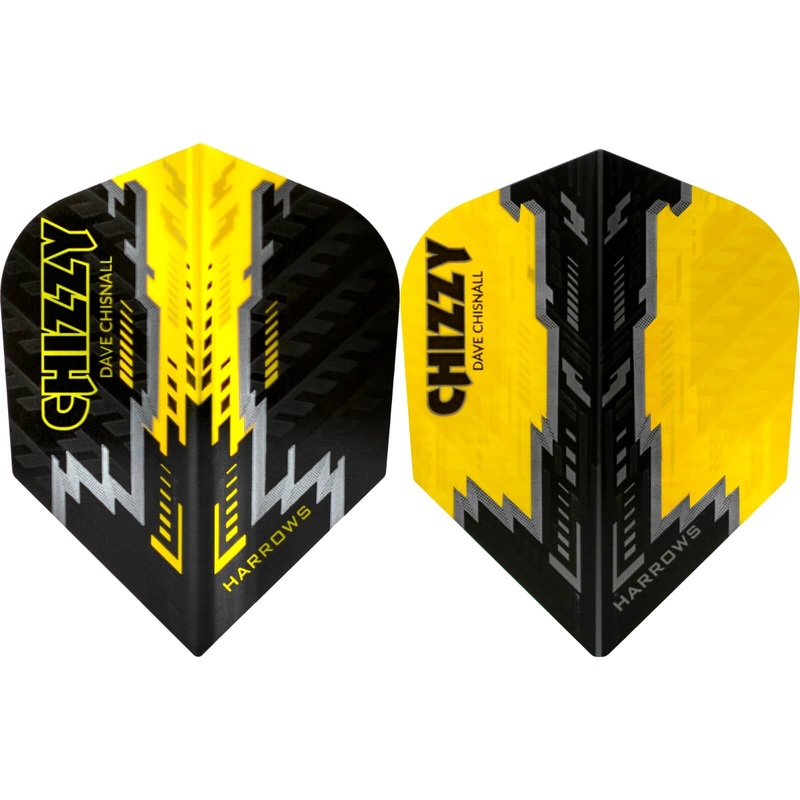 Harrows – Dave Chisnall Chizzy – Standard Dart Flights Black