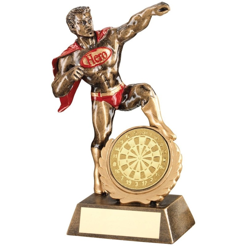 Hero Award – Superhero Figurine with Darts insert – Medium Default Title