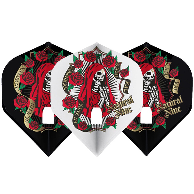 L-Style Pro Natural Nine Skull Maria Dart Flights – L1 / Standard