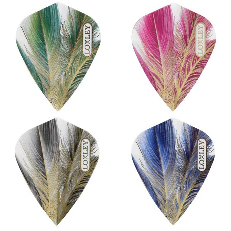 Loxley Gold Feather Flights Kite Purple