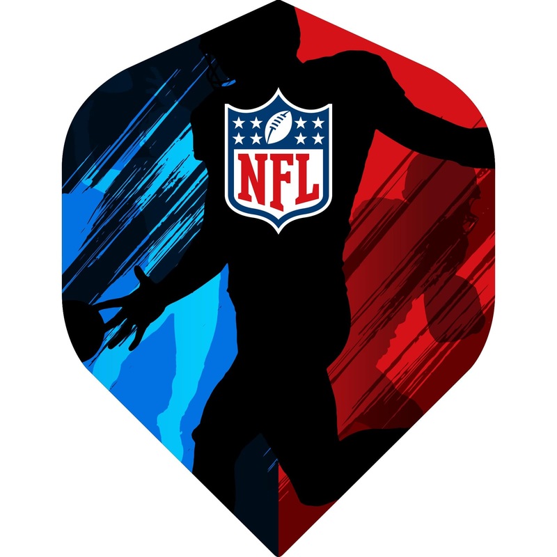 *NFL – Dart Flights – Official Licensed – No2 – Std – NFL Brand – Silhouette