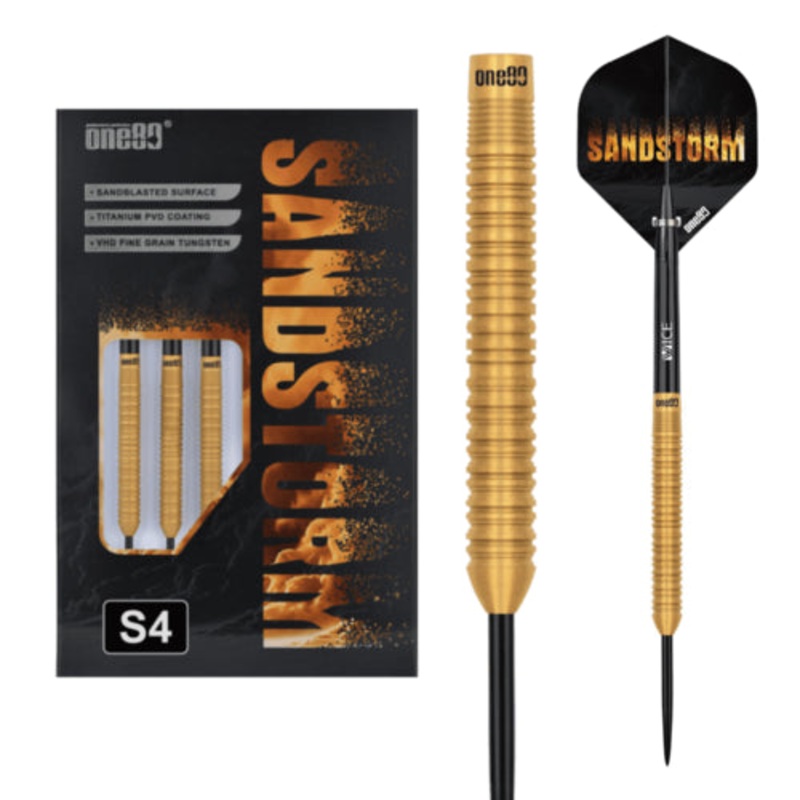 One80 Sandstorm 04 25 gram 90% Tungsten Steel Tip Dart Set