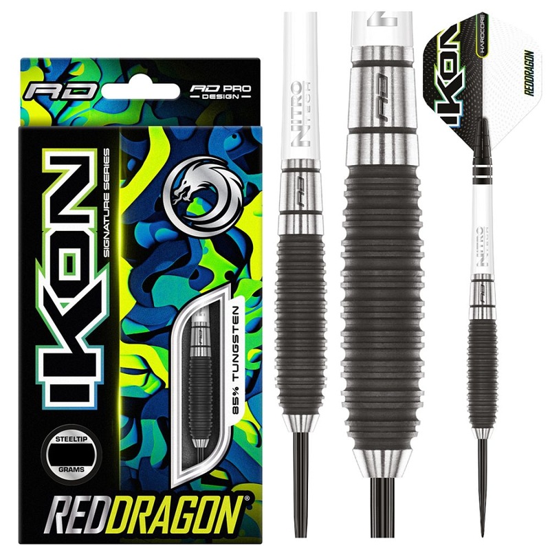 Red Dragon Ikon 1.3 85% Tungsten Steel Tip Darts 23 grams