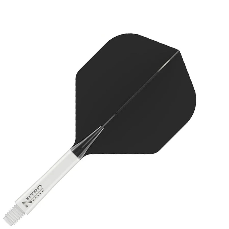 Red Dragon Nitro Flite Integrated Flight and Shaft System – No2 Intermediate White & Black White and Black Intermediate (28mm in length excluding thread) No. 2