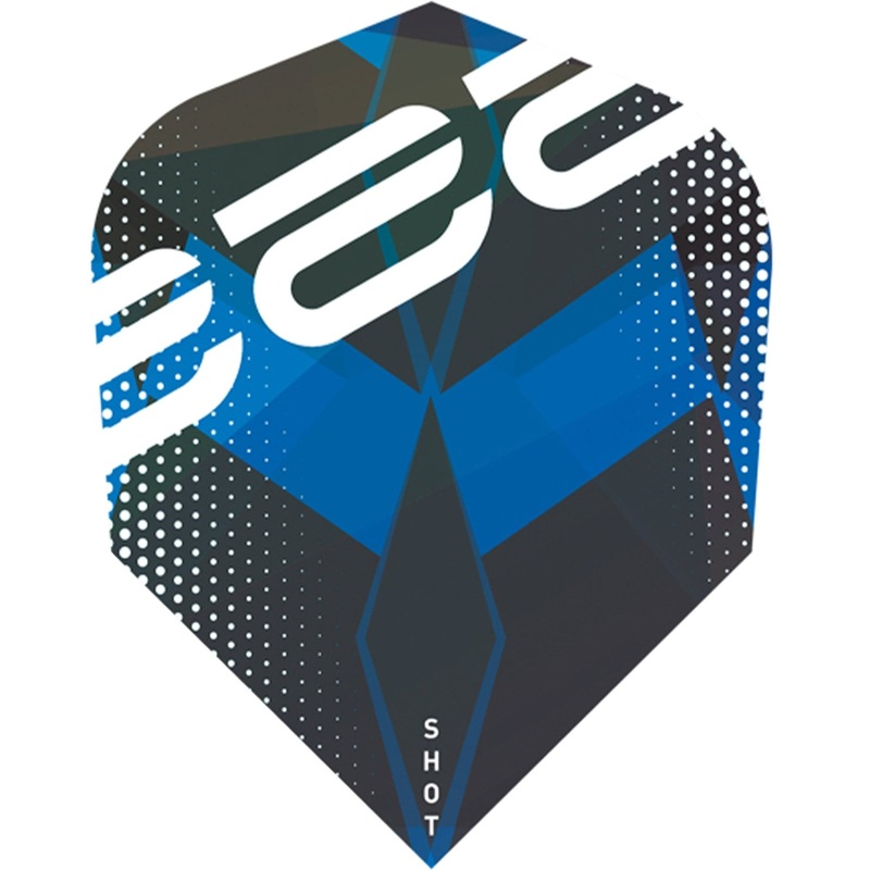 *Shot Player Dart Flights – Std – No6 – Niels Zonneveld – Blue