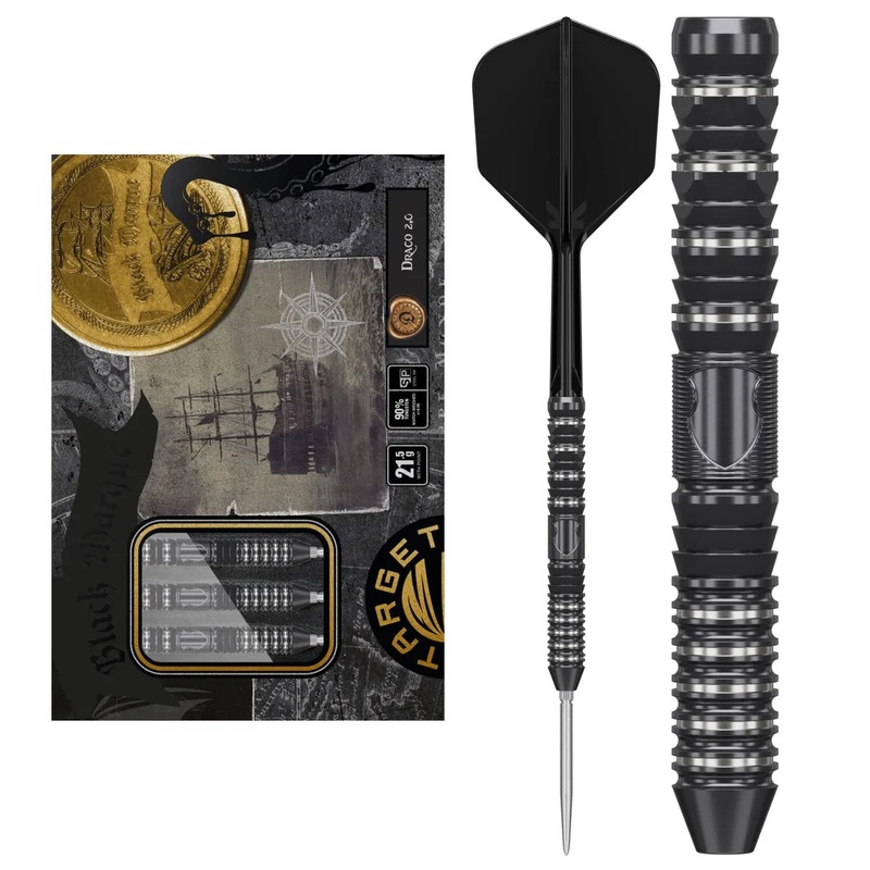 Target Japan Black Marque Draco Gen 2 SP 90% Tungsten Steel Tip Darts 21.5 GRAM