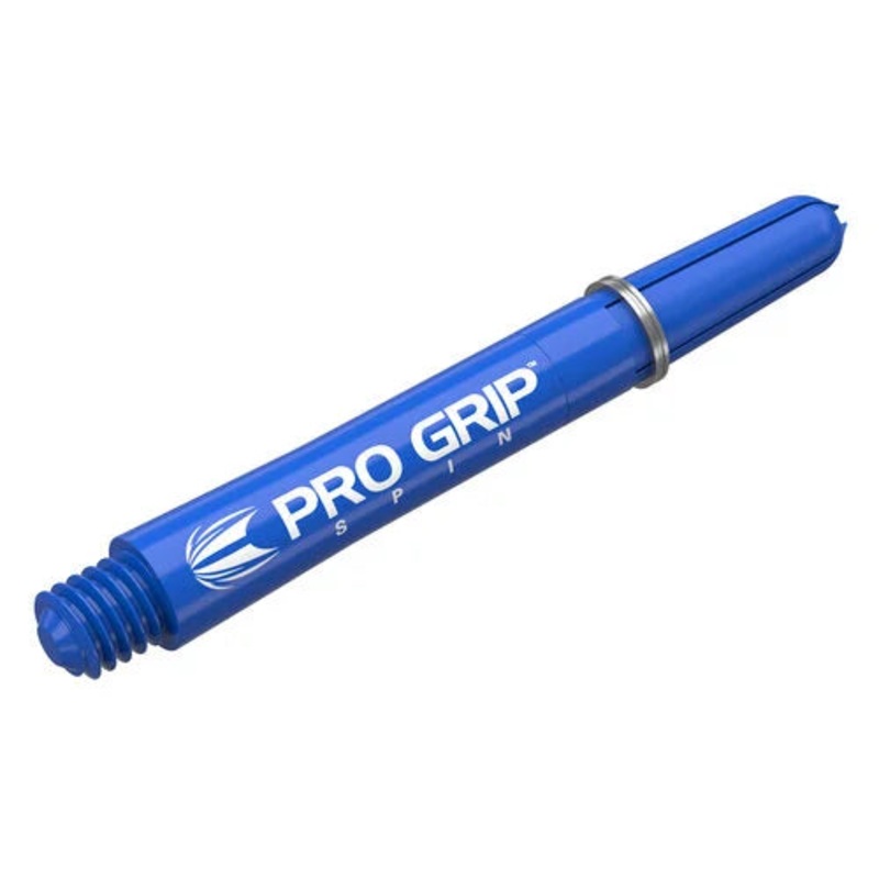 Target Pro Grip Nylon Spinning Dart Shafts Short Blue (3 Sets) Blue Short (34mm in length excluding thread) Nylon