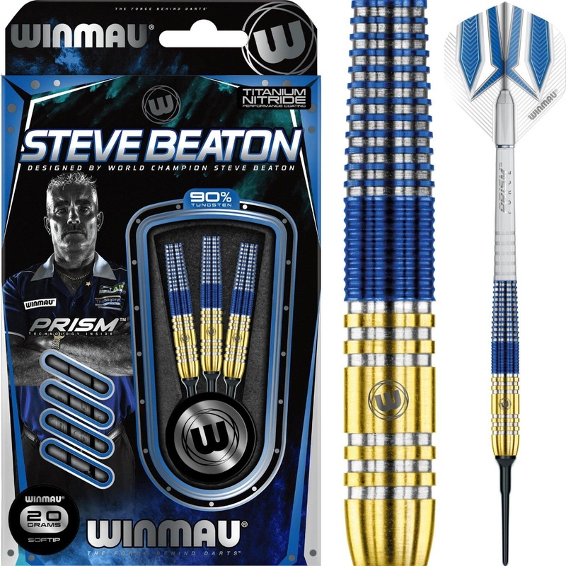 Winmau – Steve Beaton Darts – Soft Tip – 90% Tungsten – 20g