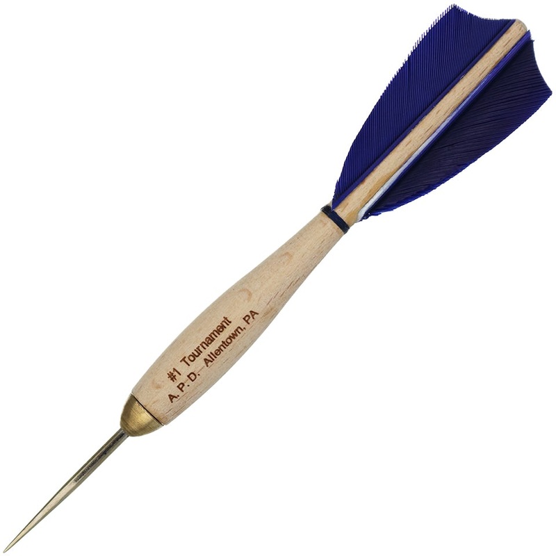American Pro Dart Woody Steel Tip Darts – 13.5gm Blue (4 Sets)