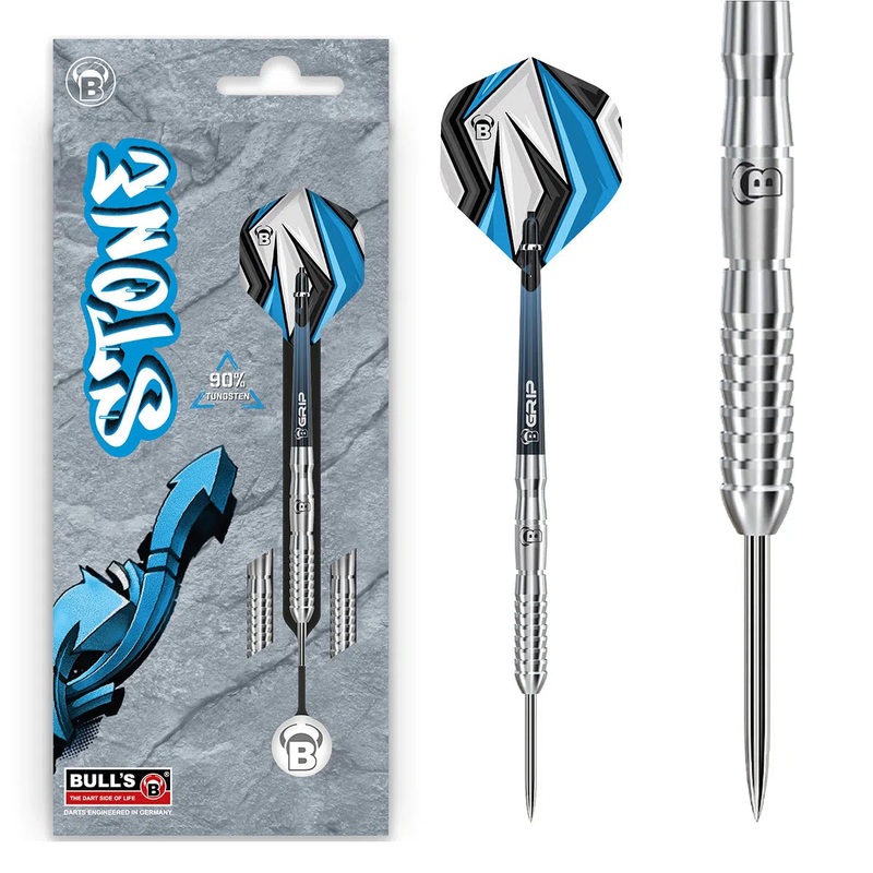 Bull’s DE Stone S2 90% Tungsten Steel Tip Darts 21 GRAM