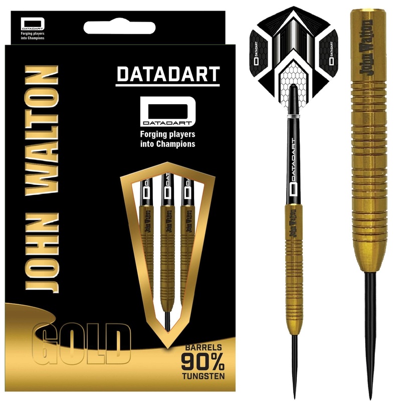 Datadart John Walton Darts – Steel Tip – John Boy Walton – Gold – 24g 24g