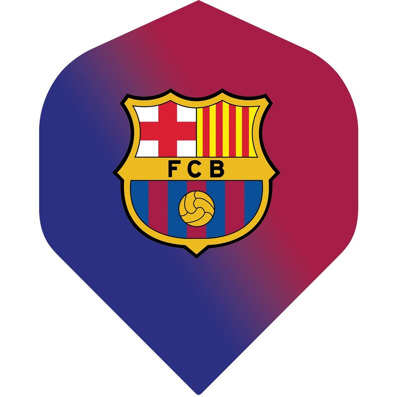 *FC Barcelona – Official Licensed BARA – Dart Flights – No2 – Std – F3 – Shaded with Crest