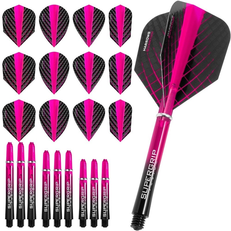 Harrows Quantum Fusion – Flight & Shaft Combo Kit – Mixed – Pink