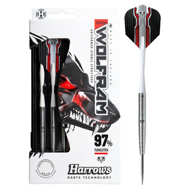 Harrows Wolfram 97% Tungsten Steel Tip Darts 21 GRAM