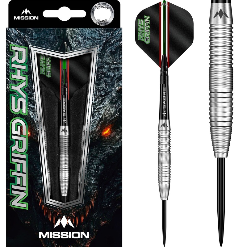 Mission Rhys Griffin Darts – Steel Tip – 95% Tungsten 22g