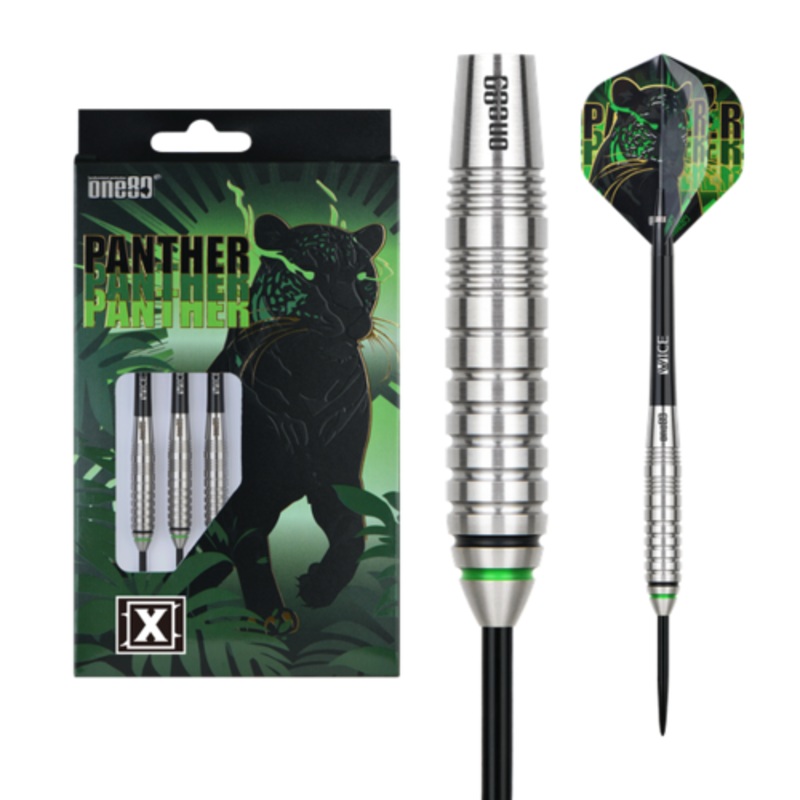 One80 Panther-X 21 gram 80% Tungsten Steel Tip Dart Set