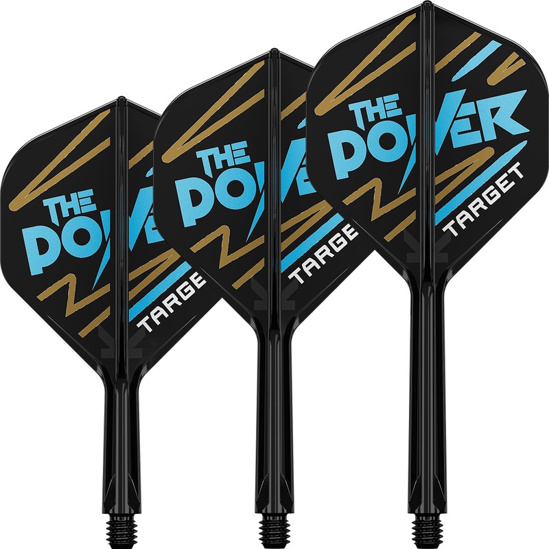 Phil Taylor No2 K-Flex One Piece Dart Flights by Target Short