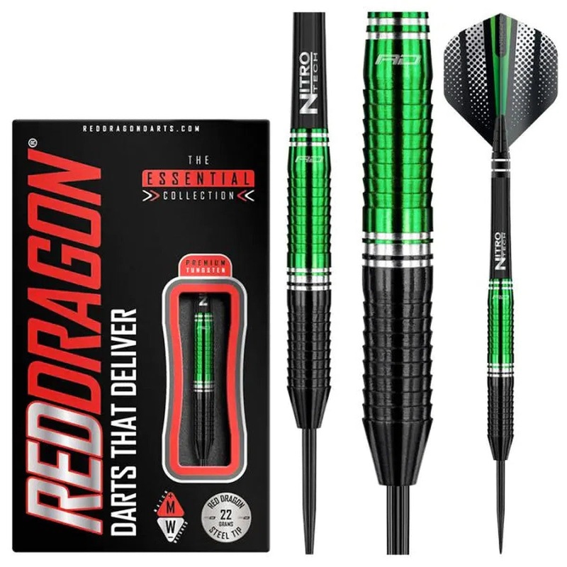 Red Dragon Razer Edge ZX-2 85% Tungsten Steel Tip Darts 22 GRAM