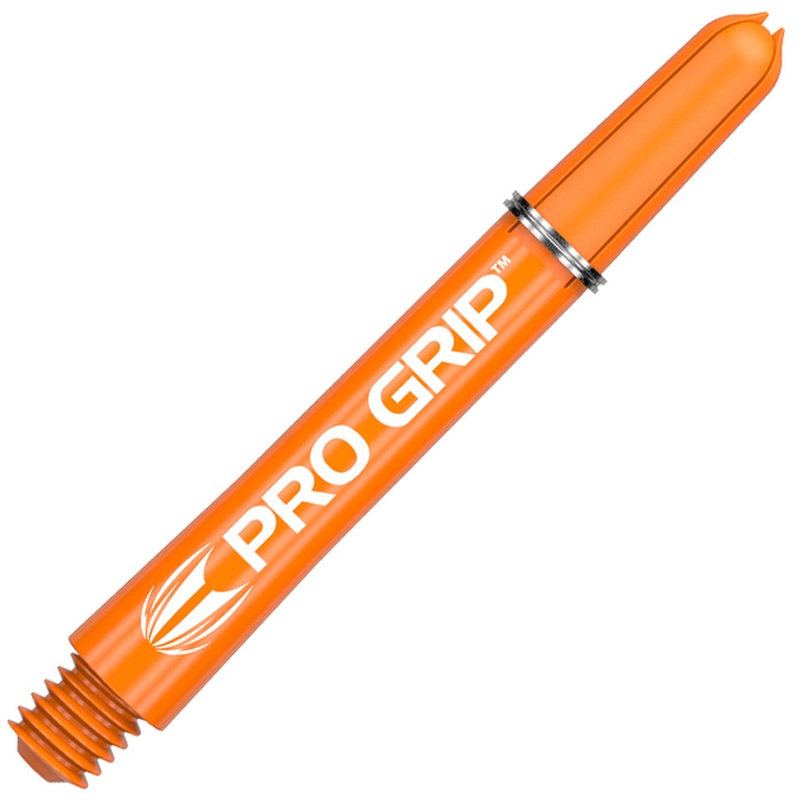 Target Pro Grip Nylon Dart Shafts – Medium Orange (3 Sets)