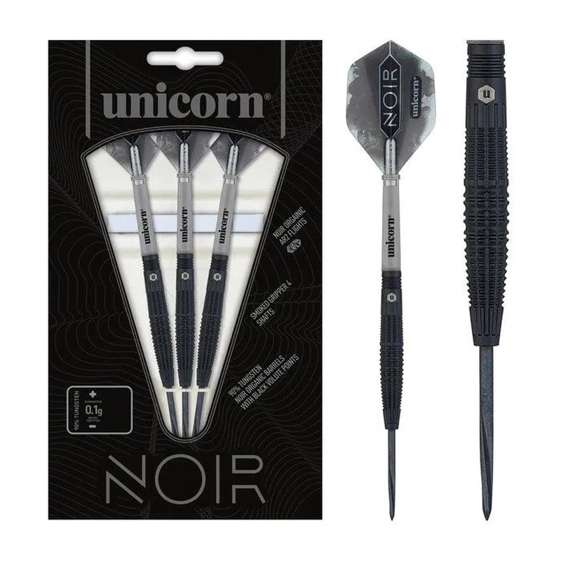 Unicorn Noir Style 2 90% Tungsten Steel Tip Darts 21 GRAM