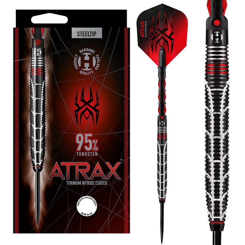 Atrax 95% Tungsten Steel Tip Darts by Harrows 21 Gram