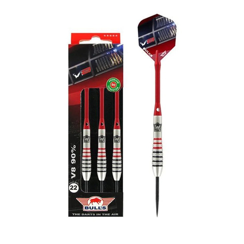 Bull’s NL V8 90% Tungsten Steel Tip Darts 22 GRAM