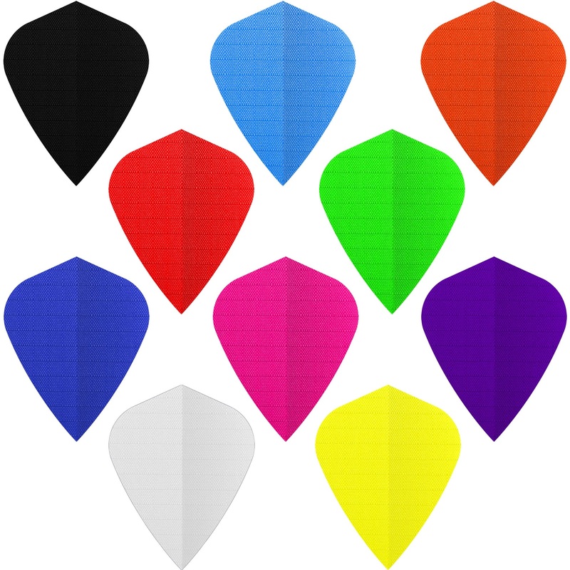 *Designa Dart Flights – Fabric Rip Stop Nylon – Longlife – Kite Black
