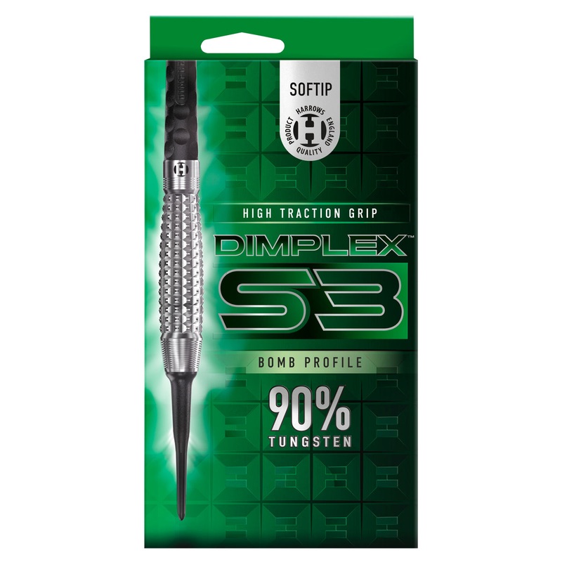 Harrows Dimplex S3 Bomb Soft Tip Darts 20 grams