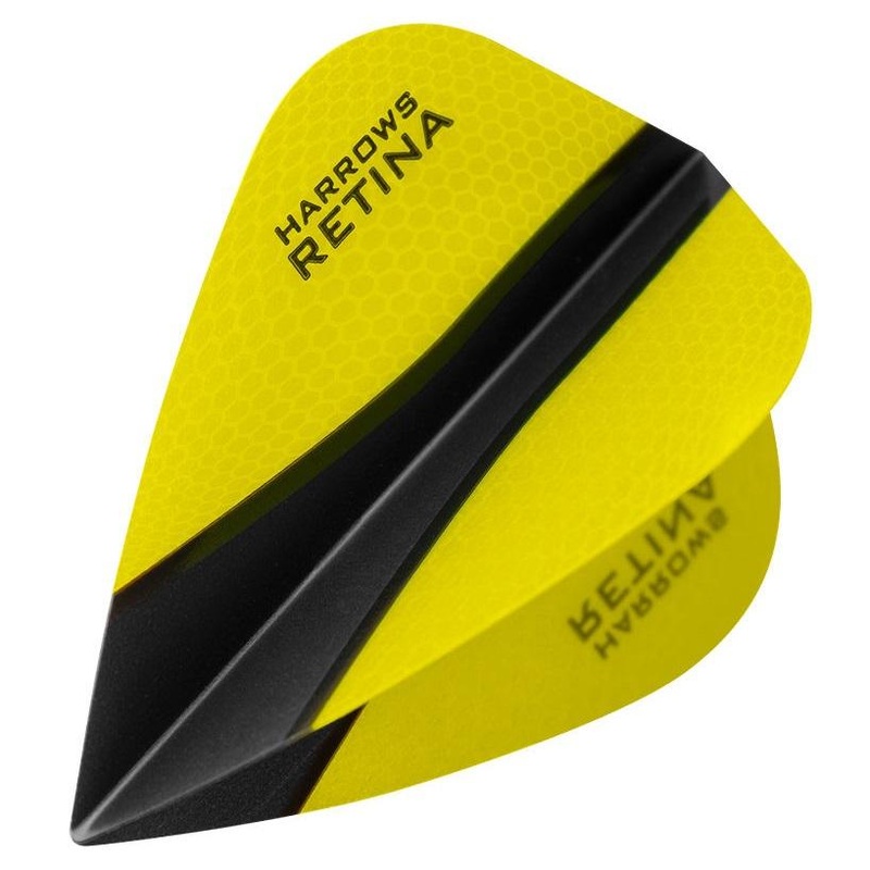 Harrows Retina-X Kite Yellow Dart Flights Yellow